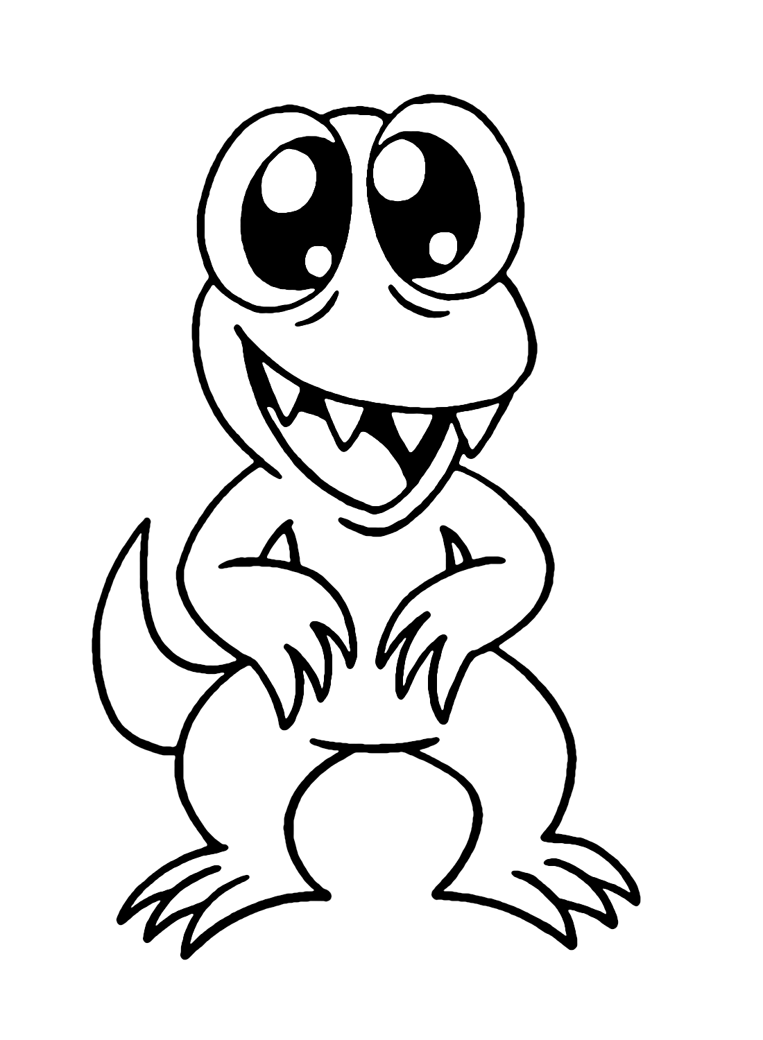 rainbow friends coloring page