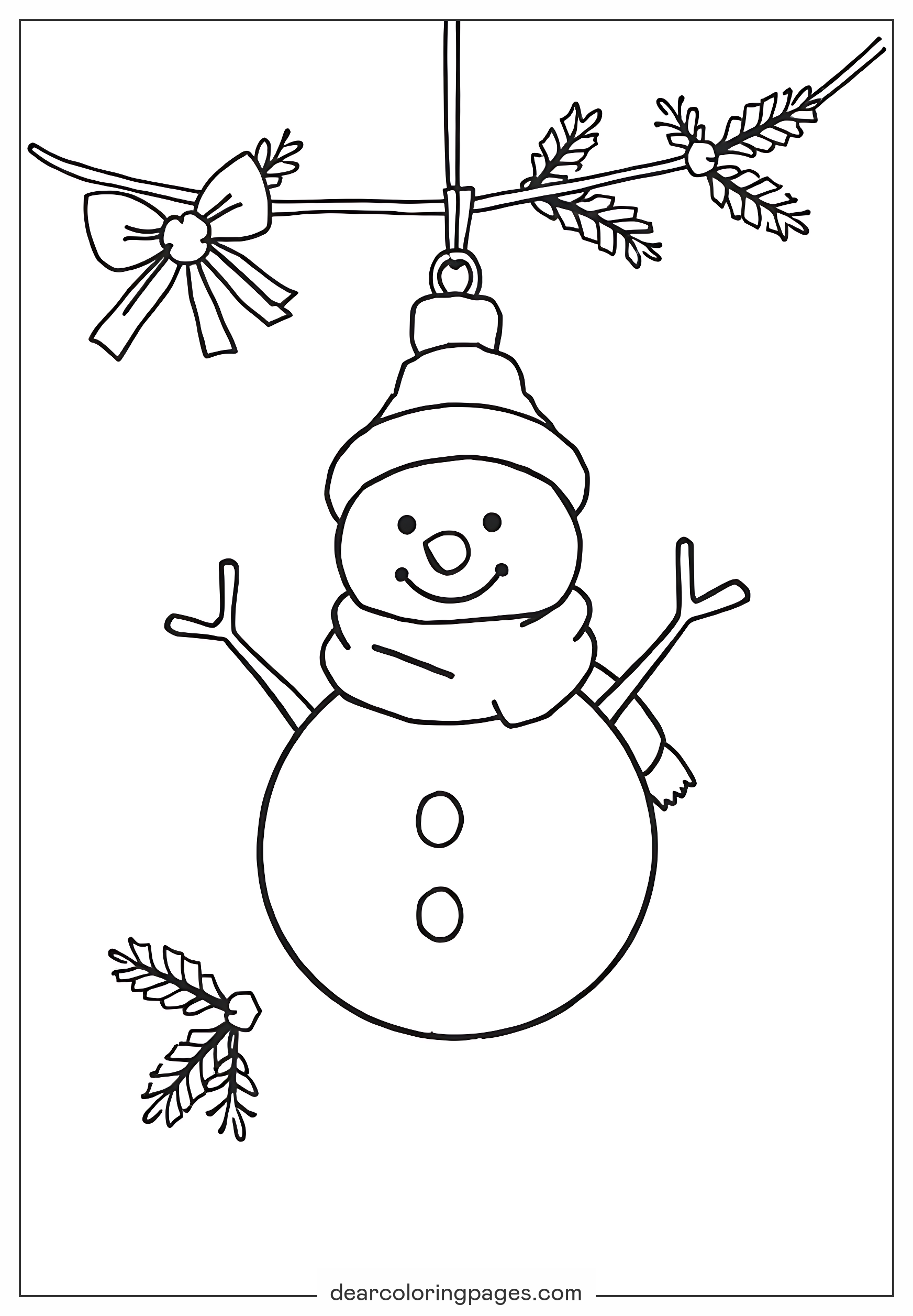 Ornament Coloring Pages 3 Free Printable Coloring Pages
