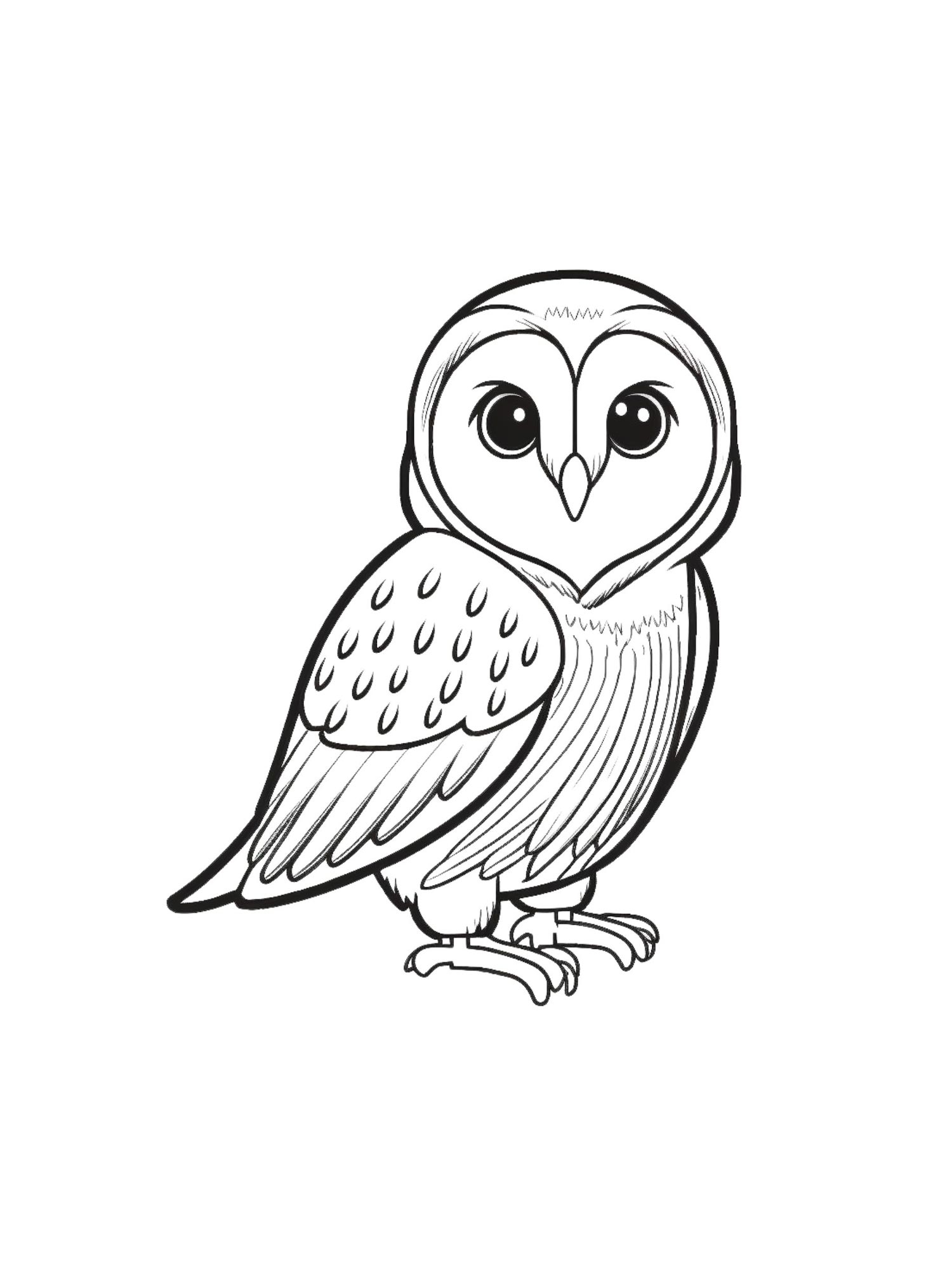Owl Coloring Page Owl Coloring Page