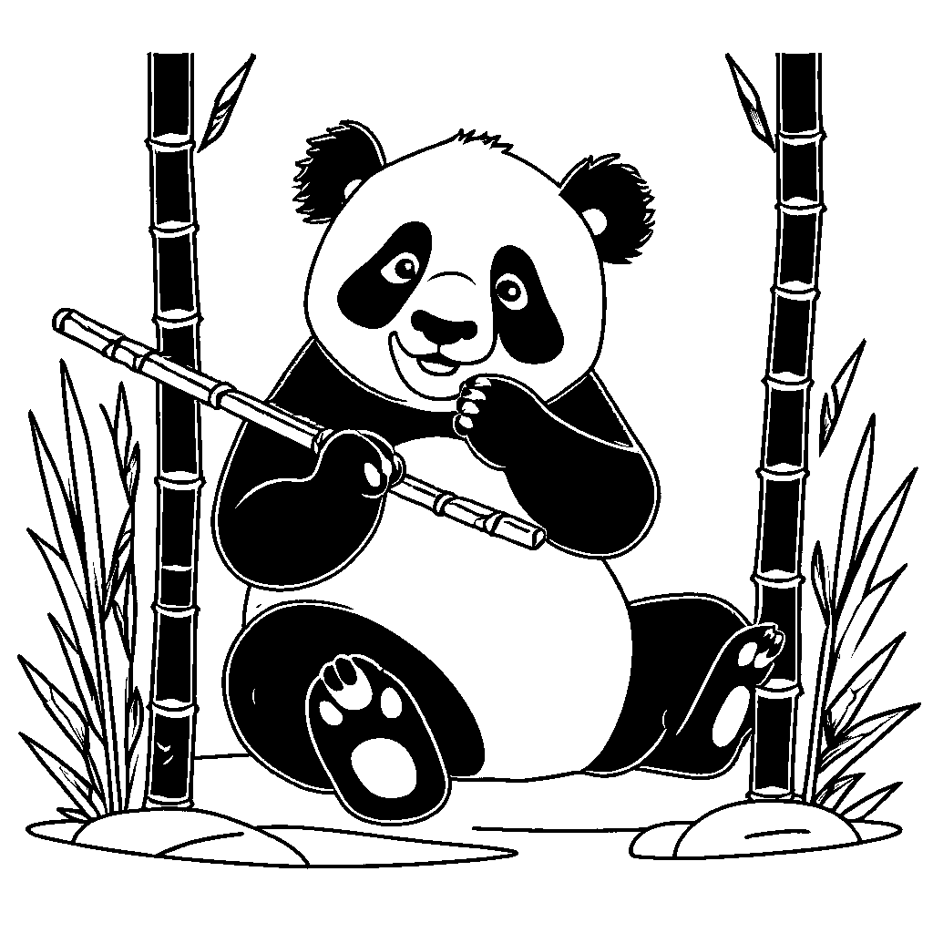 Panda Bear Coloring Page Lulu Pages Panda Bear Coloring Page Lulu Pages
