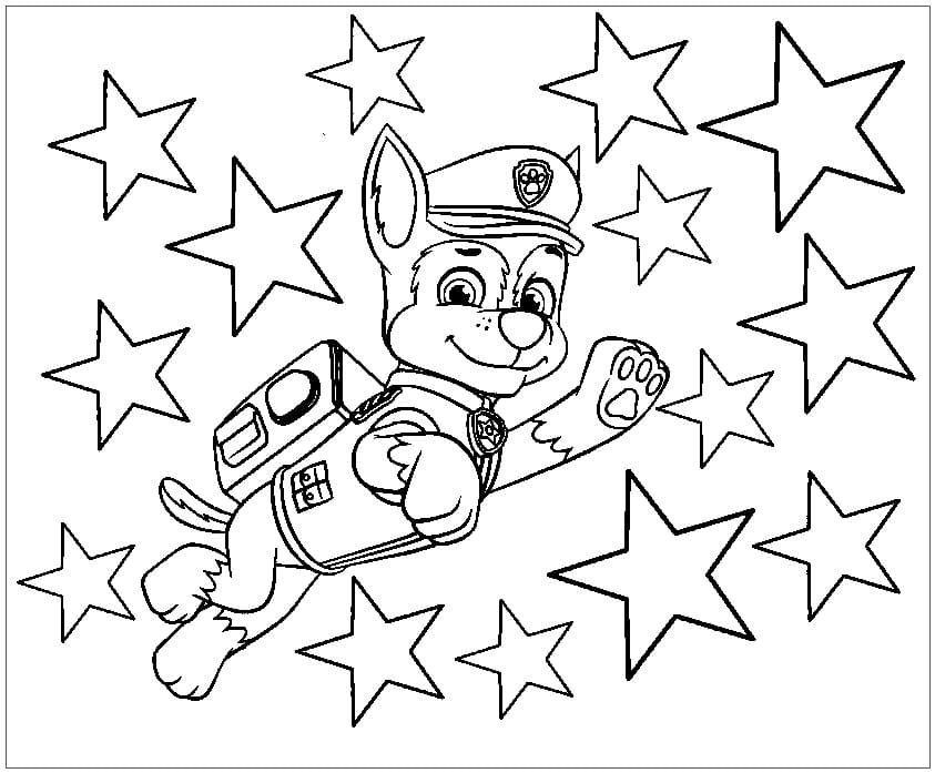 Paw Patrol Chase Coloring Page Download Print Or Color Online For Free Paw Patrol Chase Coloring Page Download Print Or Color Online For Free