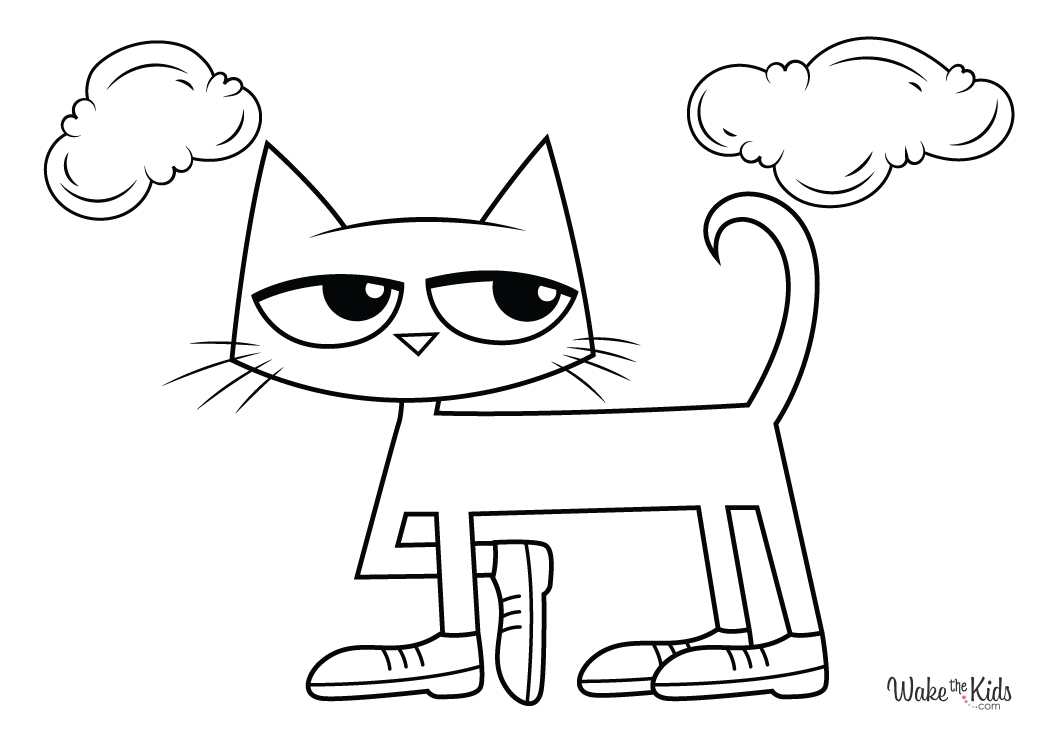 Pete The Cat Coloring Pages Free Printable PDFs WakeTheKids Pete The Cat Coloring Pages Free Printable PDFs WakeTheKids