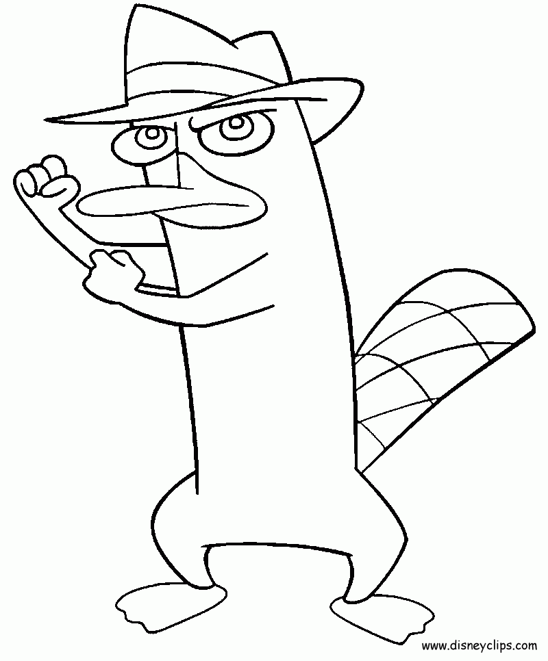 Phineas And Ferb Coloring Pages Coloring Nation