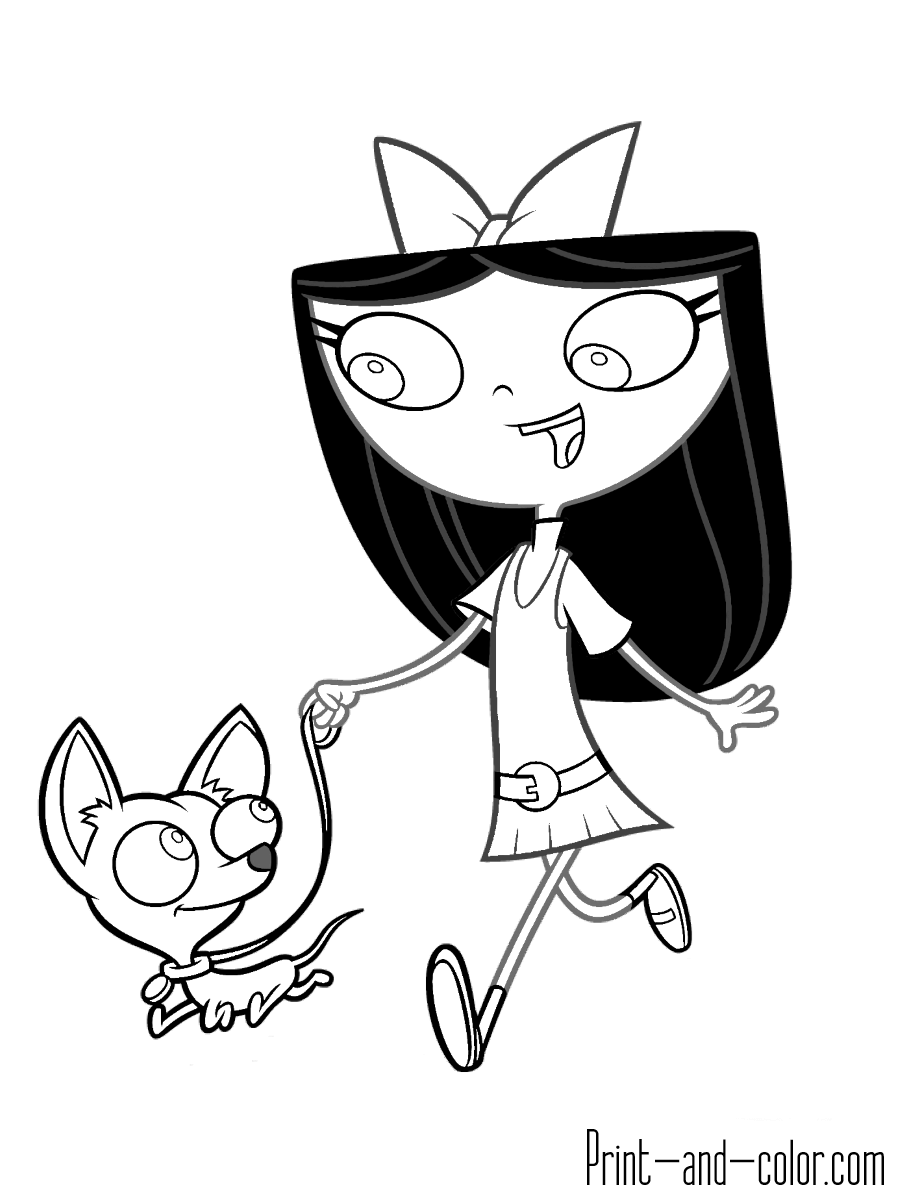 Phineas And Ferb Coloring Pages Print And Color Phineas And Ferb Coloring Pages Print And Color