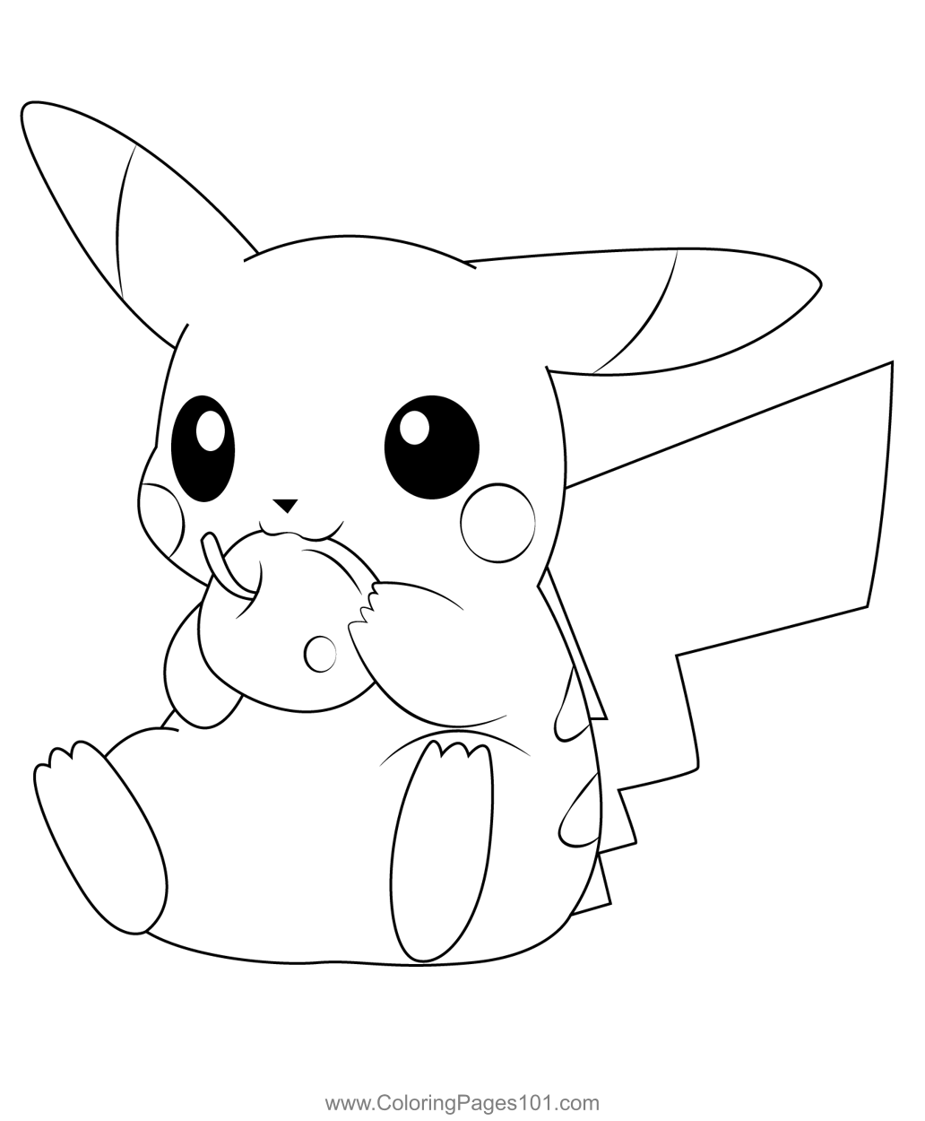 Pikachu Coloring Pages Printable