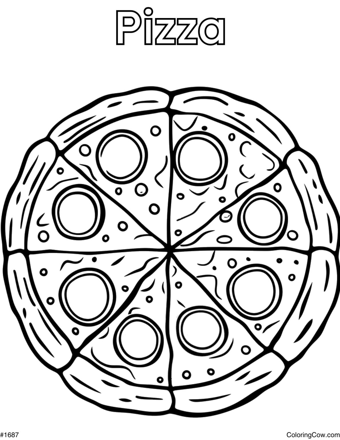 pizza coloring page pizza coloring page