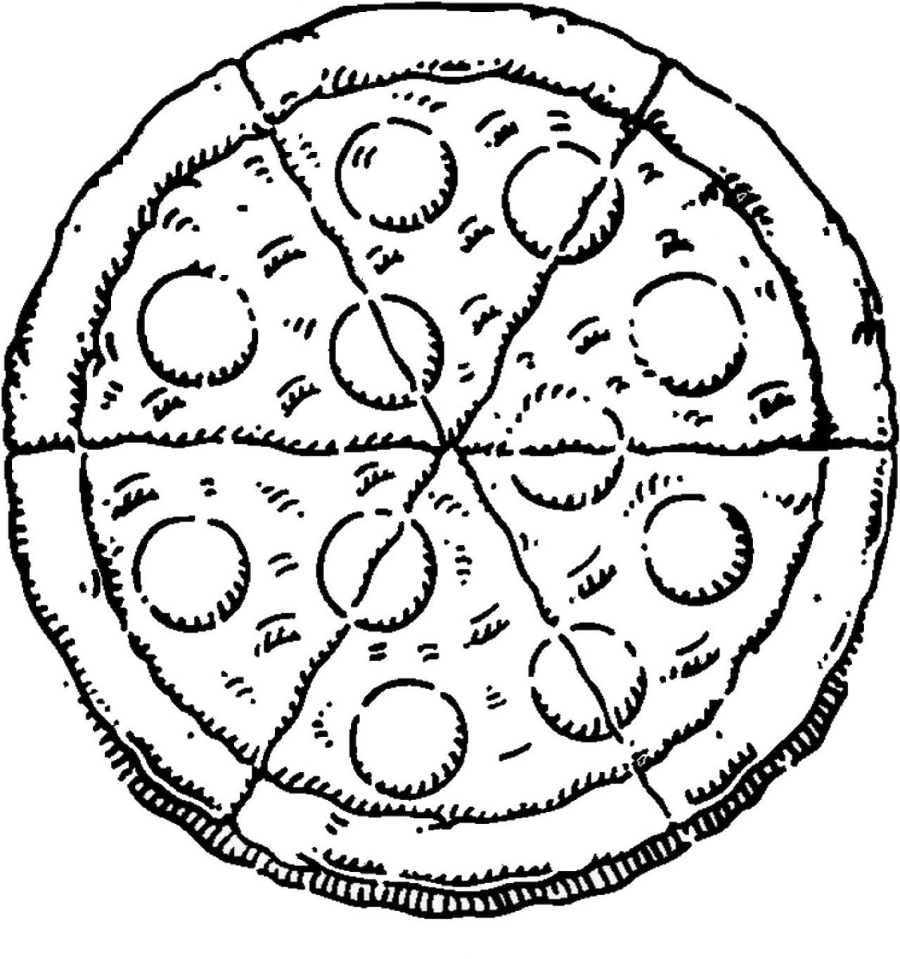 Pizza Coloring Pages Coloring Home Pizza Coloring Pages Coloring Home