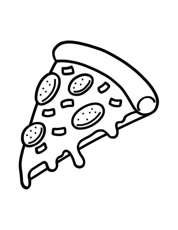 Pizza Coloring Pages Free Printable PDF Pizza Coloring Pages Free Printable PDF