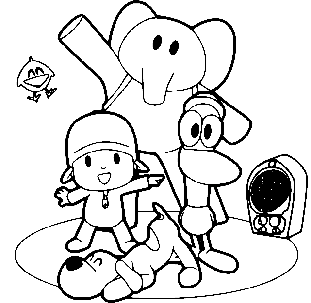 coloring pocoyo book coloring pocoyo pages coloring pocoyo book coloring pocoyo pages