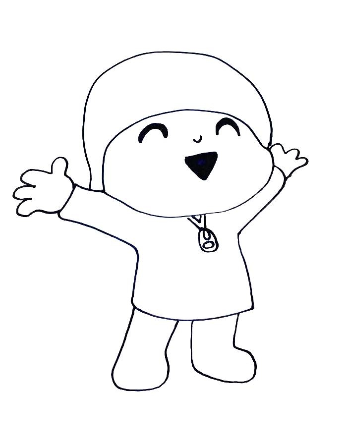 Pocoyo Coloring Pages Free Printable PDF