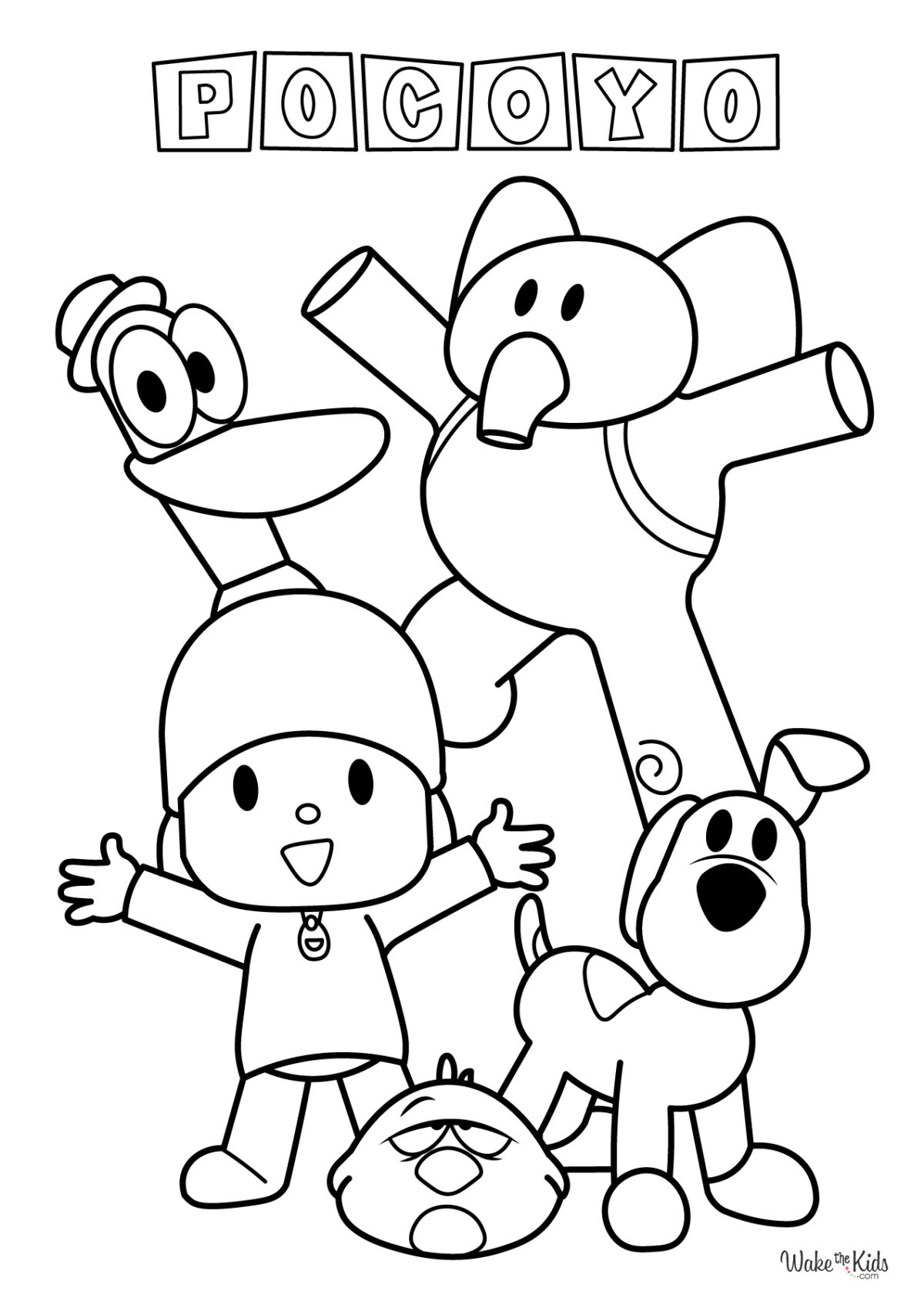 Pocoyo Coloring Pages Free Printable PDFs WakeTheKids Pocoyo Coloring Pages Free Printable PDFs WakeTheKids