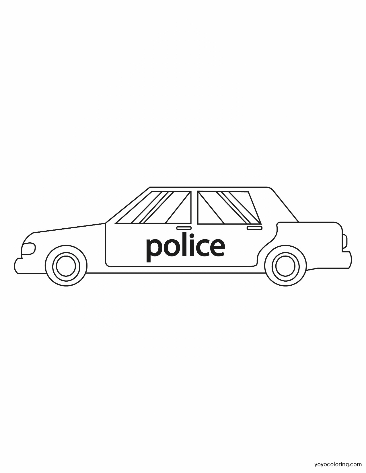 Police Car Coloring Pages Printable Painting Template Police Car Coloring Pages Printable Painting Template