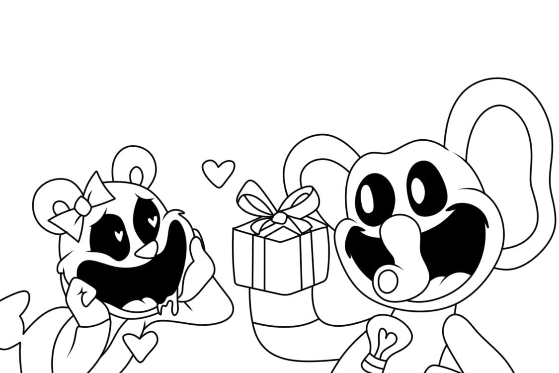 Poppy Playtime Smiling Critters Coloring Page Download Print Or Poppy Playtime Smiling Critters Coloring Page Download Print Or