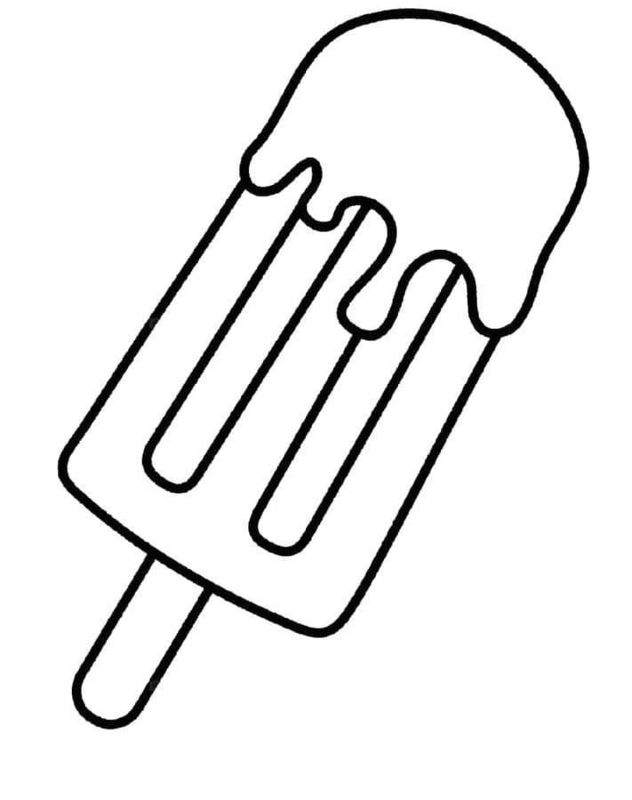 Popsicle Coloring Pages ColoringLib