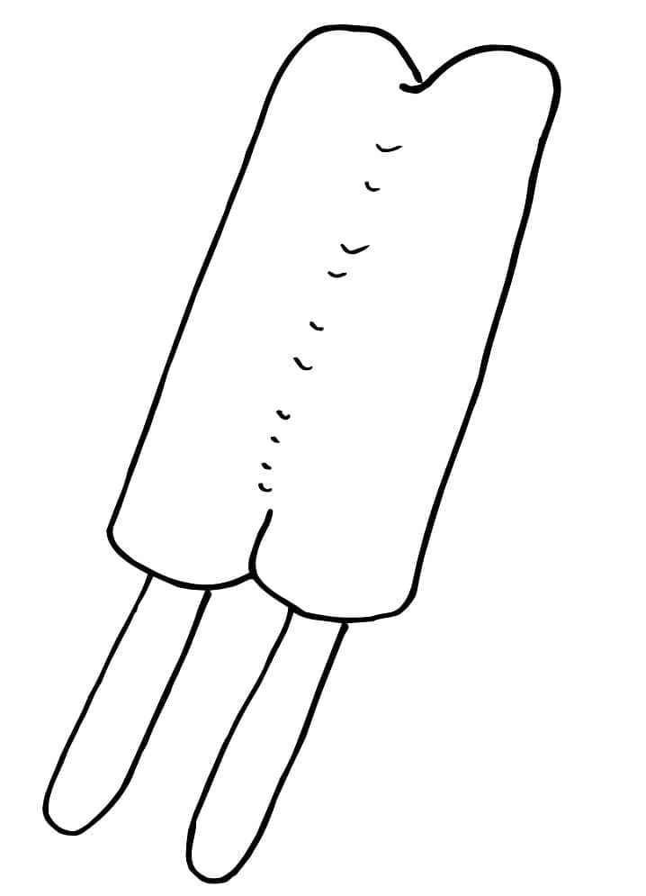 popsicle coloring page