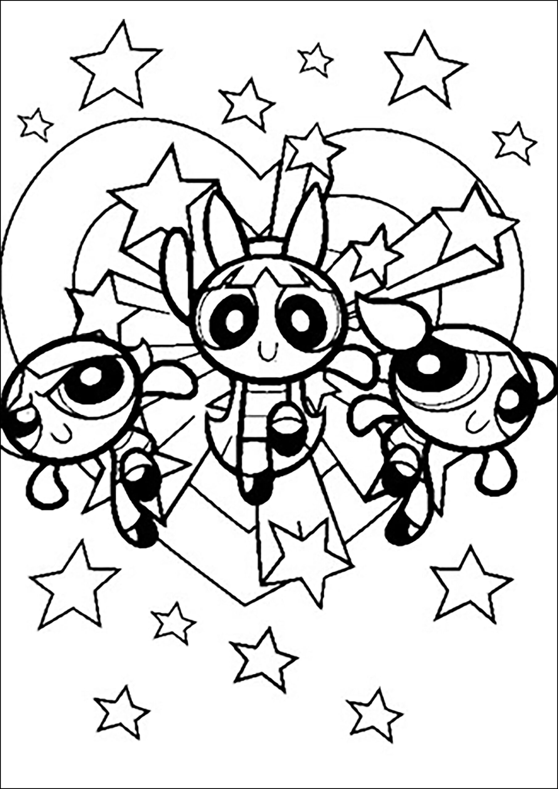 Powerpuff Girls Coloring Pages Powerpuff Girls Coloring Pages