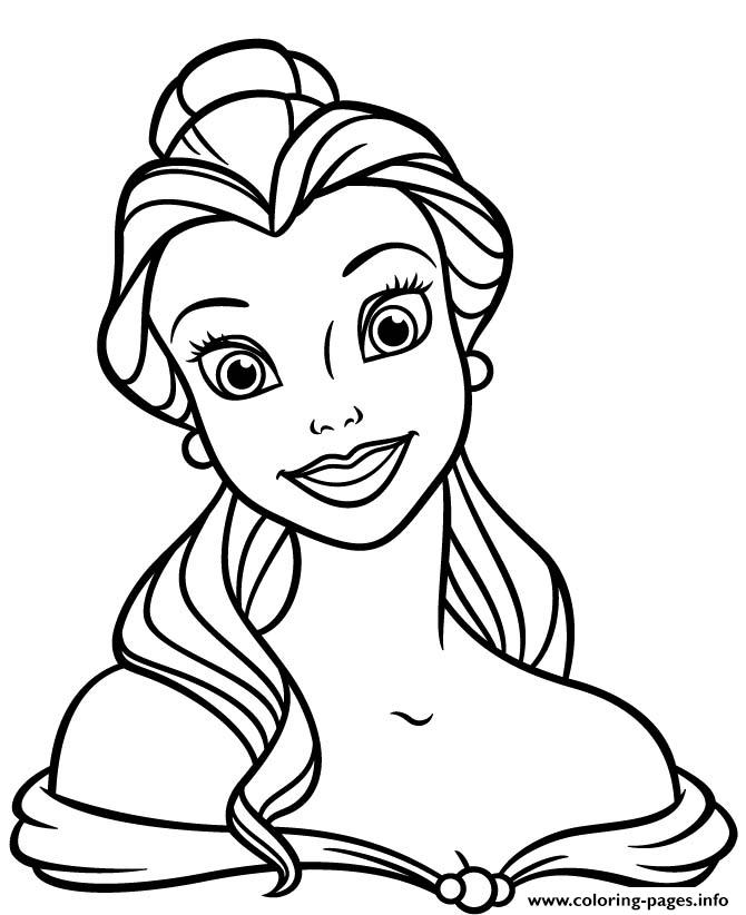 Princess Belle Coloring Pages Learny Kids Princess Belle Coloring Pages Learny Kids
