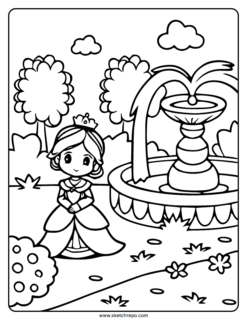 Princess Coloring Pages Sketch Repo Princess Coloring Pages Sketch Repo