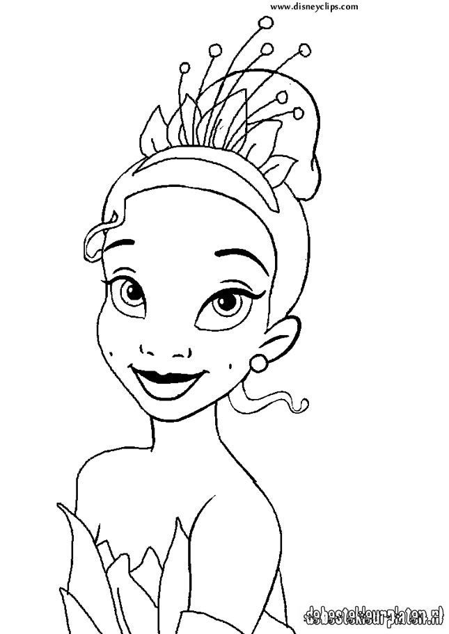 Princess Frog Coloring Pages