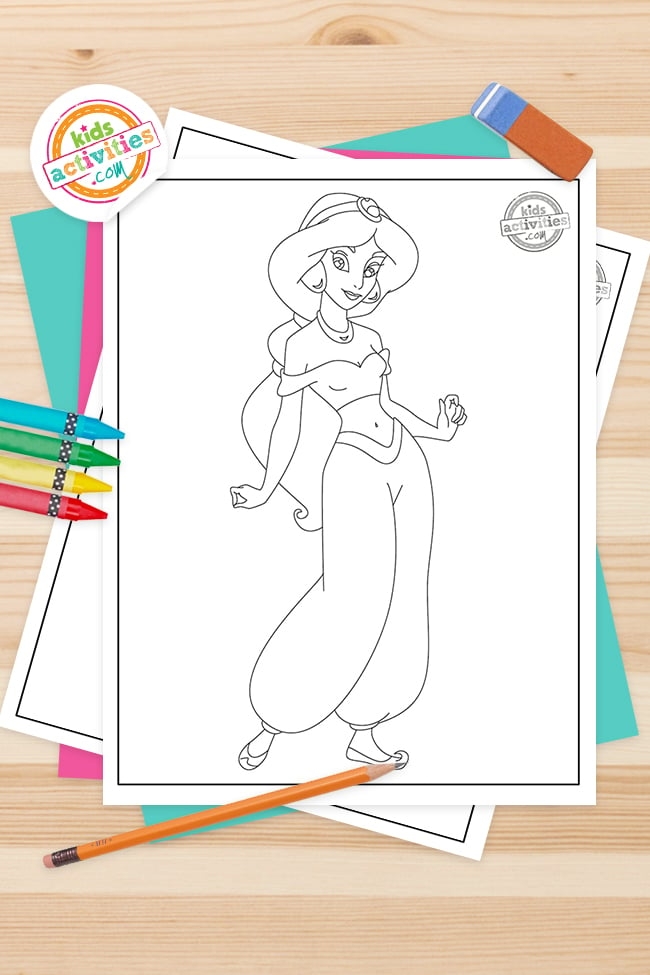 Princess Jasmine Aladdin Coloring Pages 2025 Princess Jasmine Aladdin Coloring Pages 2025