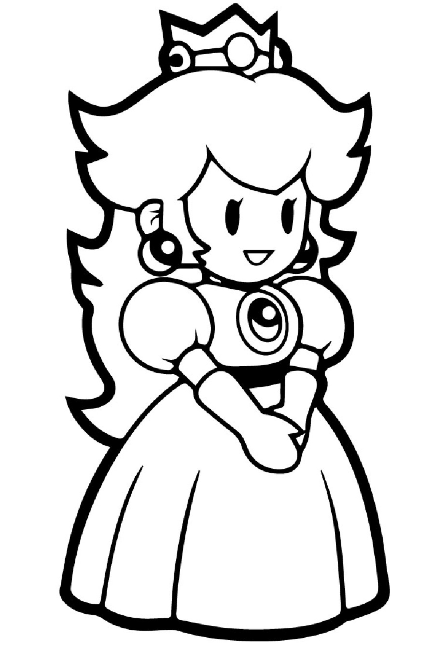 Princess Peach Coloring Pages Super Mario 39 s Lover ColoringLive Princess Peach Coloring Pages Super Mario 39 s Lover ColoringLive