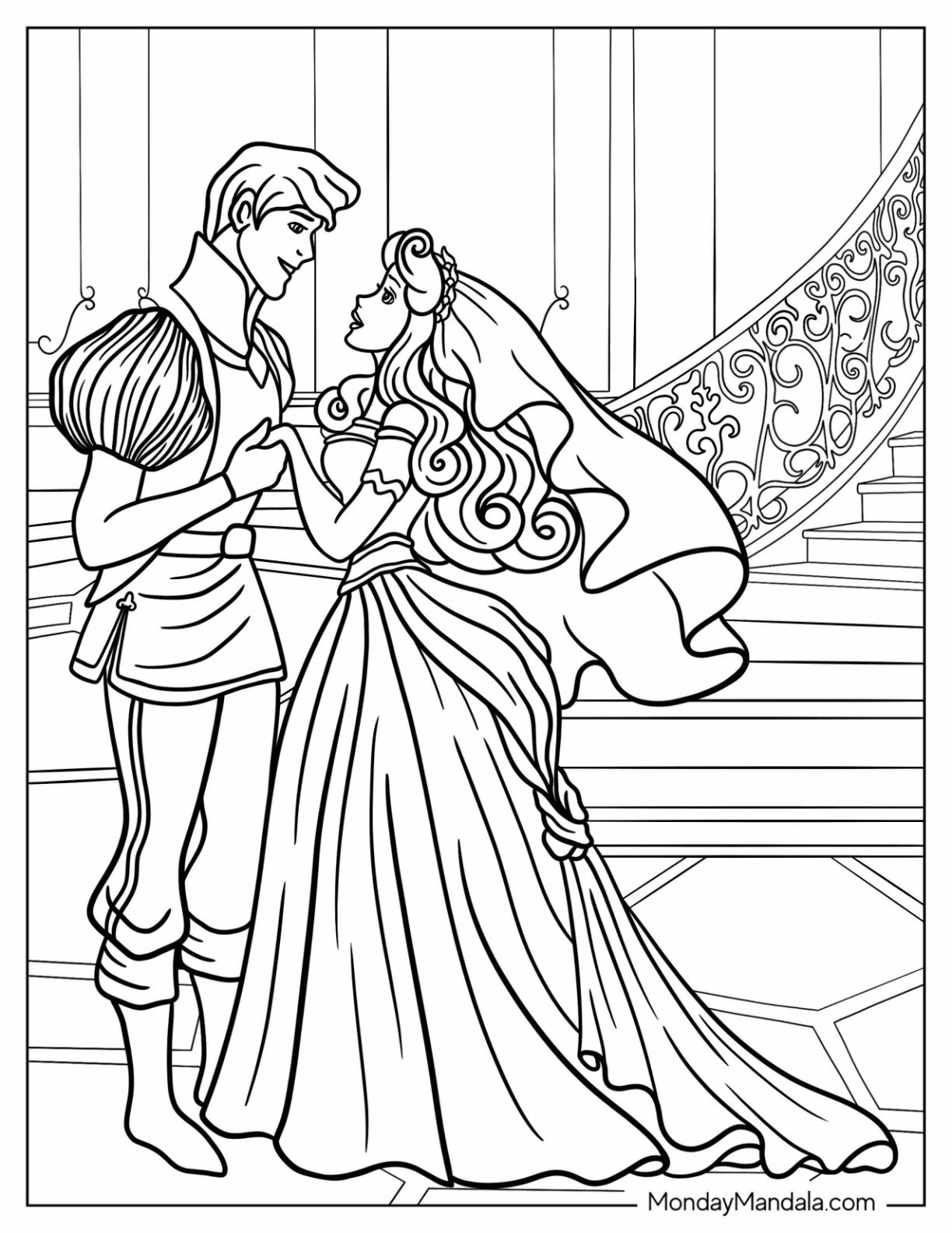 Princess Wedding Coloring Pages Outlet Coupons Www pinnaxis