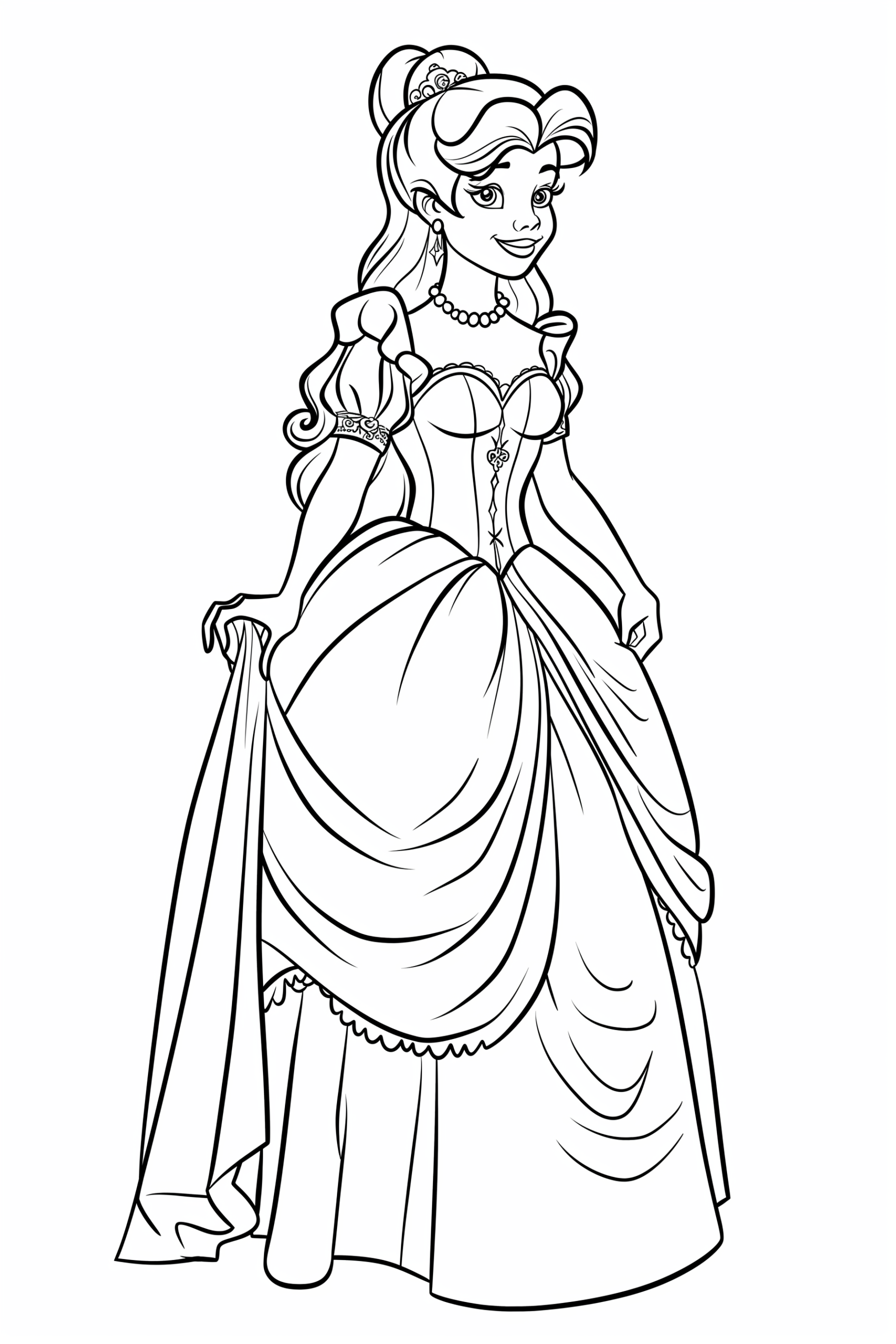 Princesses Coloring Pages Printable Coloring Fun