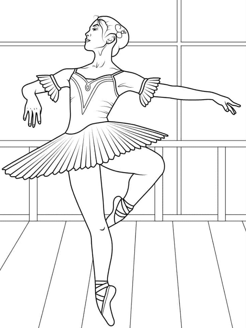 Print Ballerina Coloring Page Download Print Or Color Online For Free