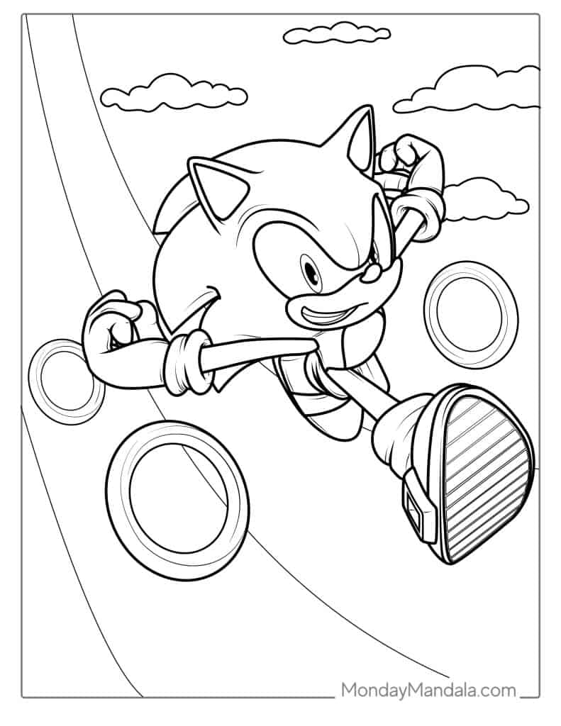 Print Sonic Coloring Pages Jace Printable Print Sonic Coloring Pages Jace Printable