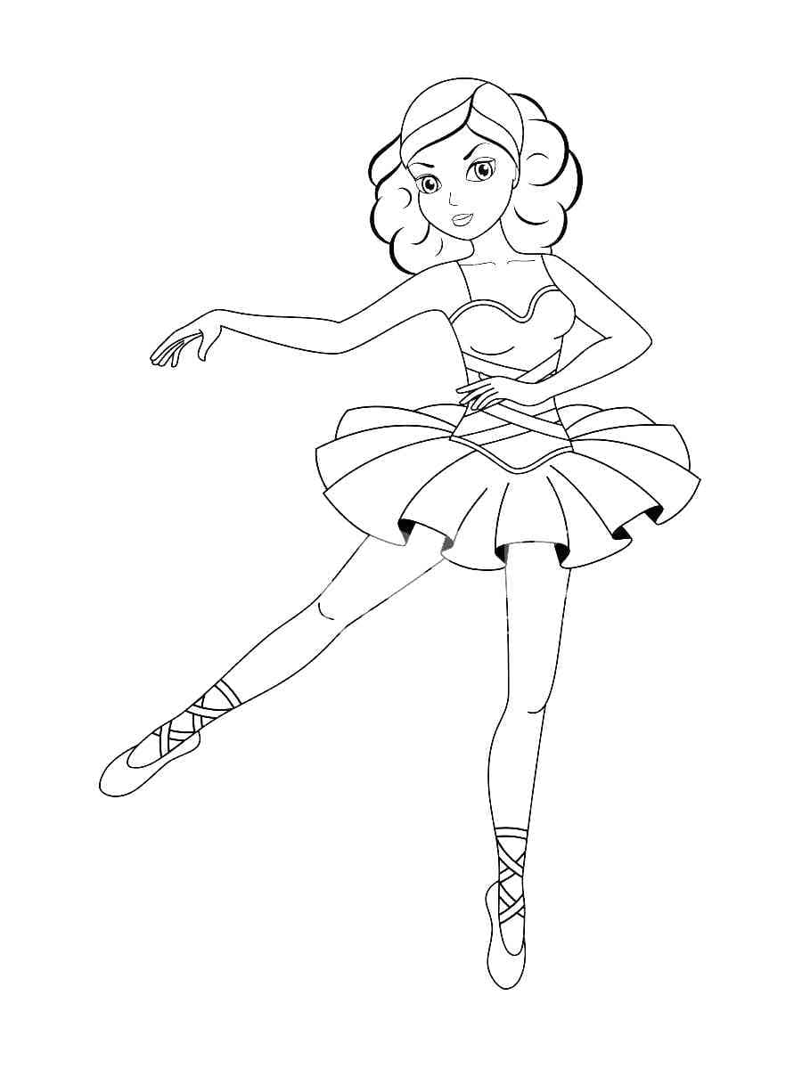 Printable Ballerina Coloring Page Download Print Or Color Online For 