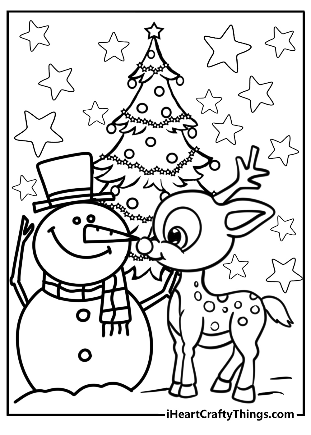 Printable Christmas Frames To Coloring Pages For Pre Infoupdate