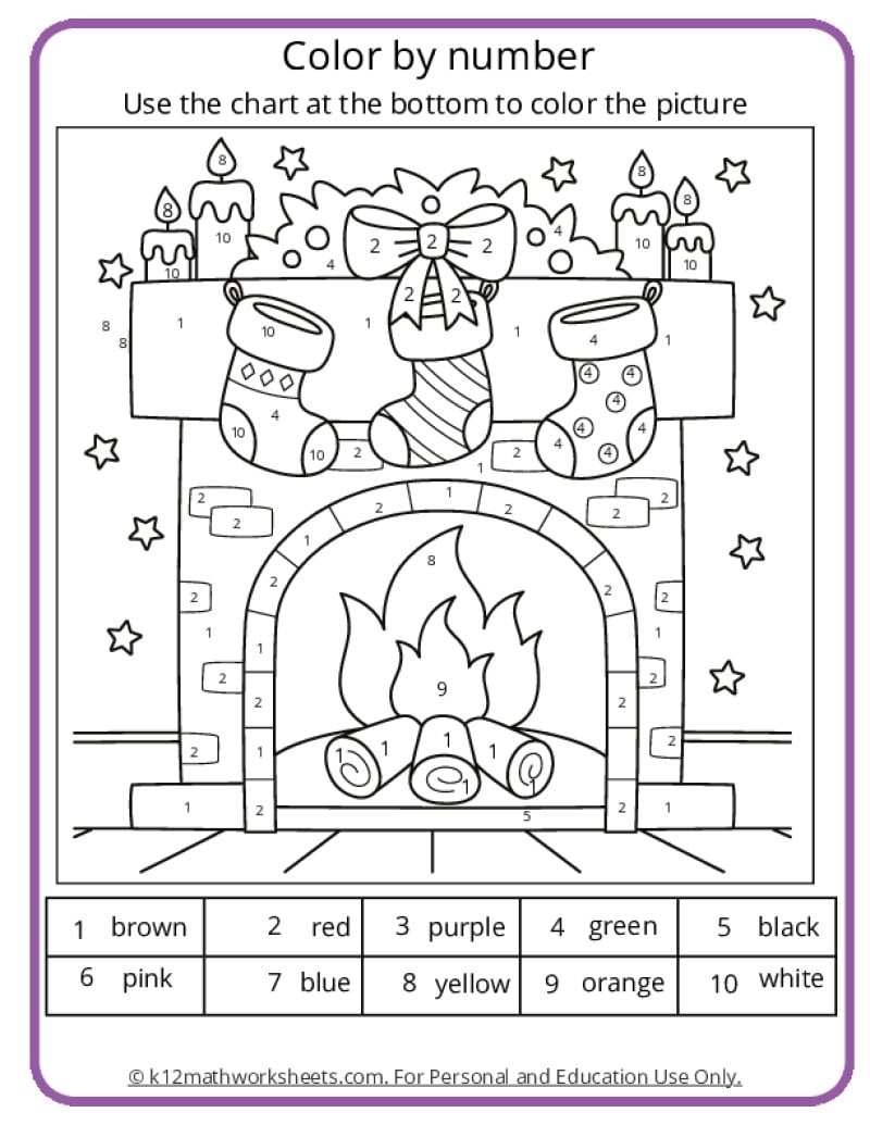 Printable Color By Number Christmas Pages Rossy Printable Printable Color By Number Christmas Pages Rossy Printable