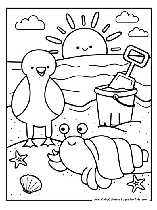Printable Coloring Pages Summer Beach Infoupdate Printable Coloring Pages Summer Beach Infoupdate