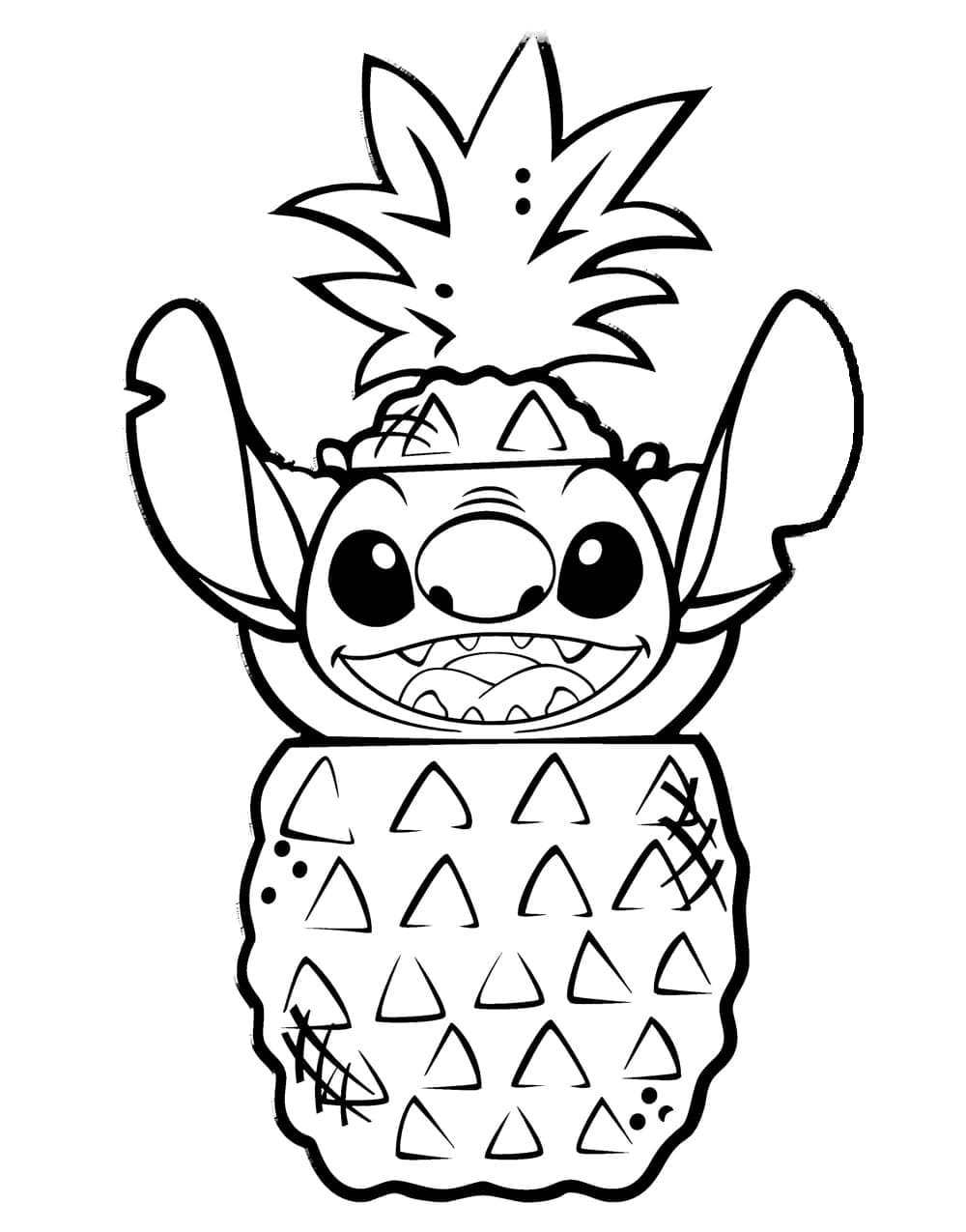 coloring pages stitch