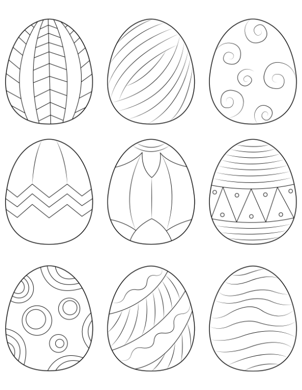 easter egg coloring page easter egg coloring page