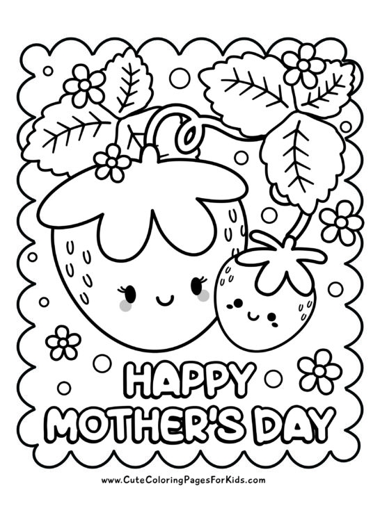 Printable Happy Mothers Day Coloring Pages 2025 Printable Happy Mothers Day Coloring Pages 2025