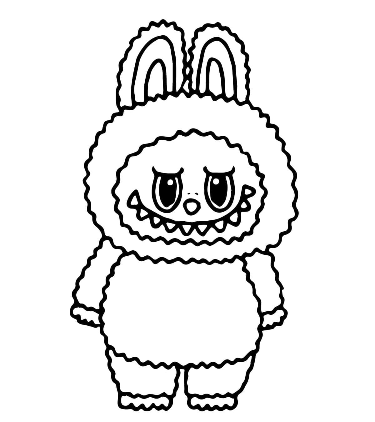 free printable labubu coloring pages