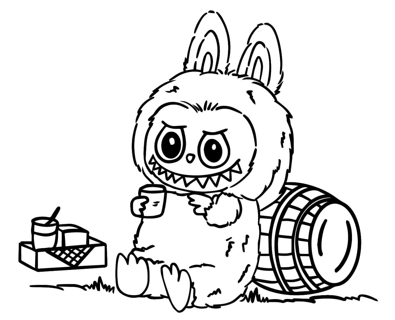 labubu coloring pages