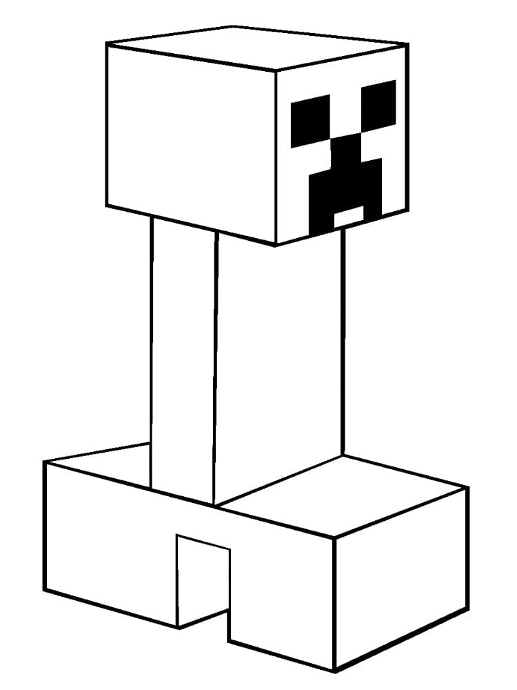 Printable Minecraft Creeper Printable Minecraft Creeper