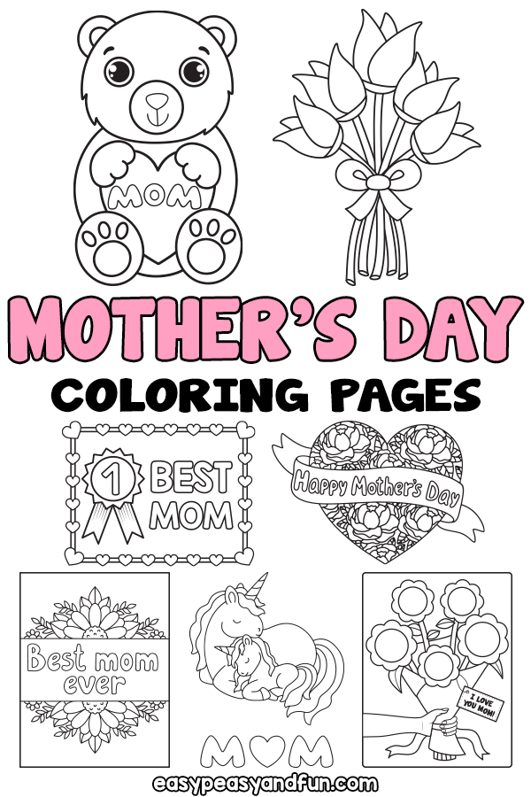 mothers day coloring pages mothers day coloring pages