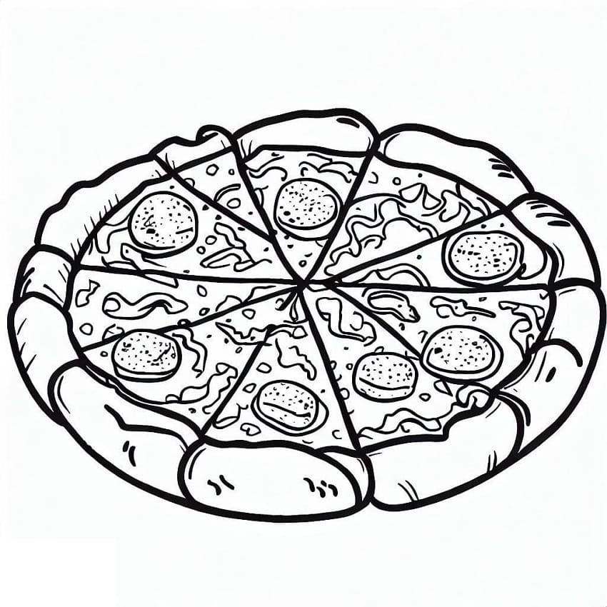 pizza coloring pages pizza coloring pages