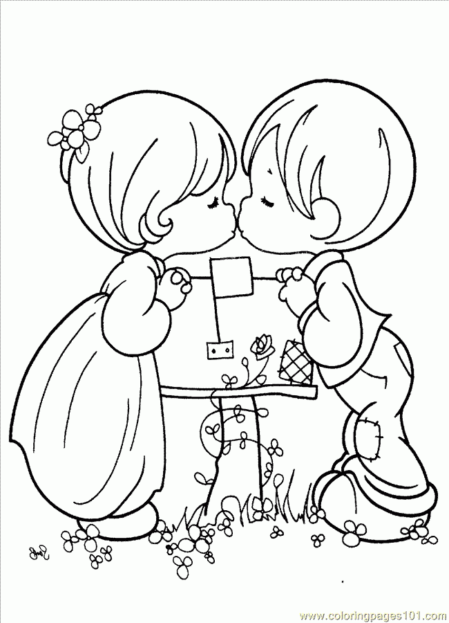 Printable Precious Moments Coloring Pages Coloring Nation