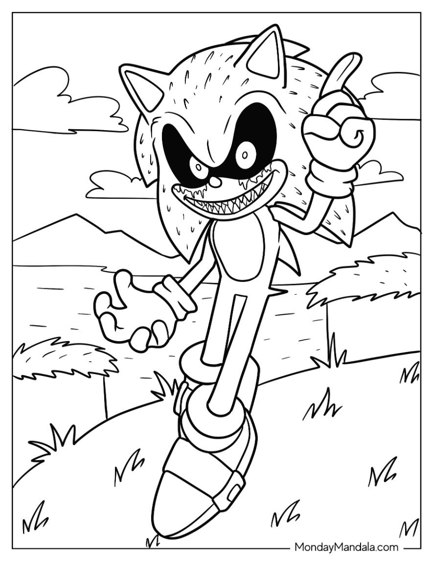 Printable Sonic Coloring Pages 2025 Printable Sonic Coloring Pages 2025