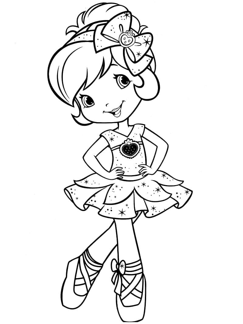 Printable Strawberry Shortcake Coloring Page Download Print Or Color 