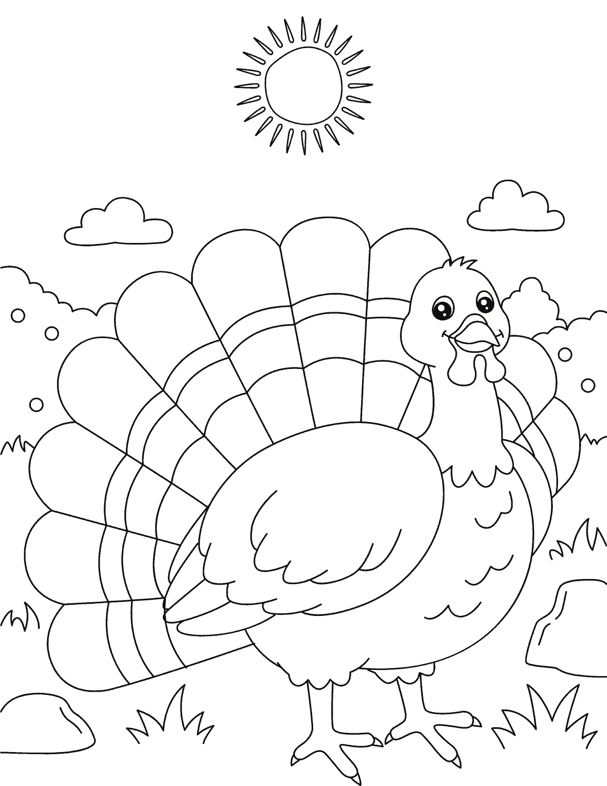 coloring pages turkey printable coloring pages turkey printable