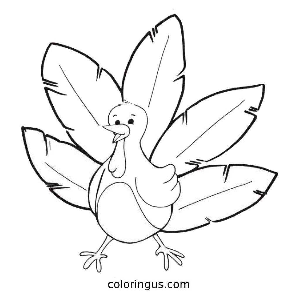 Printable Turkey Coloring Pages Printable Turkey Coloring Pages