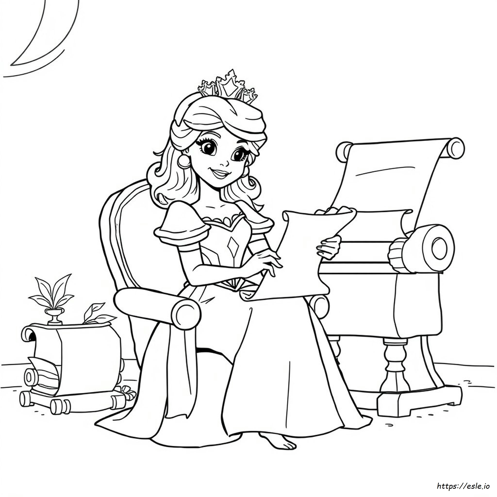 Printing Princess Coloring Pages Printing Princess Coloring Pages