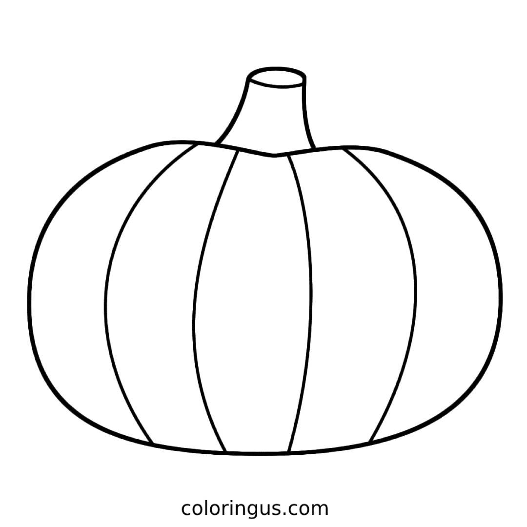 Pumpkin Coloring Pages Free Printable PDF