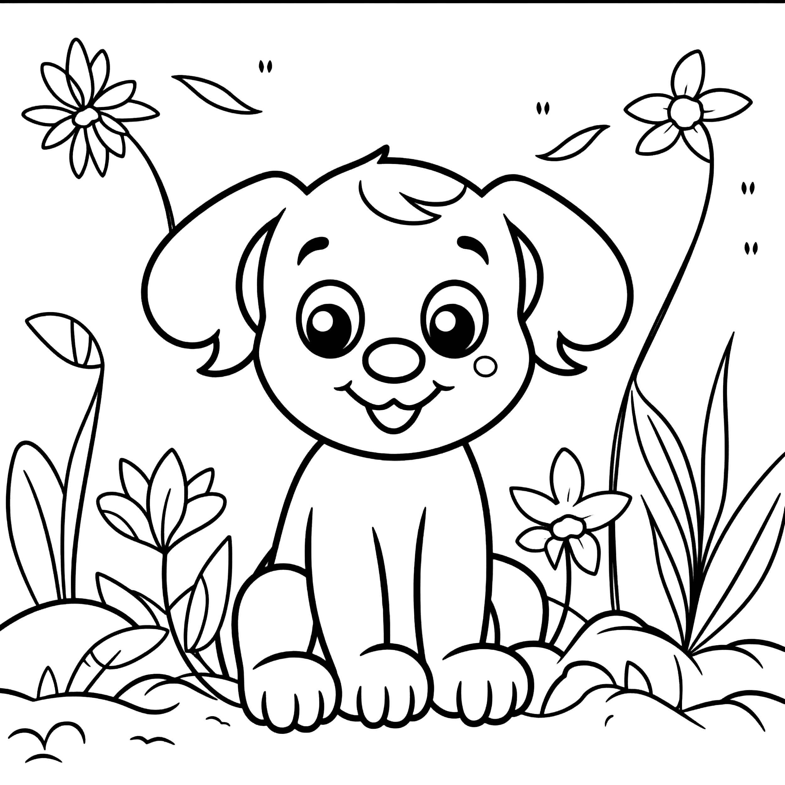 puppy coloring pages puppy coloring pages