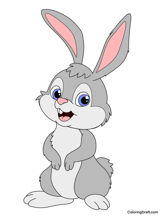 Rabbit Coloring Pages ColoringDraft Rabbit Coloring Pages ColoringDraft